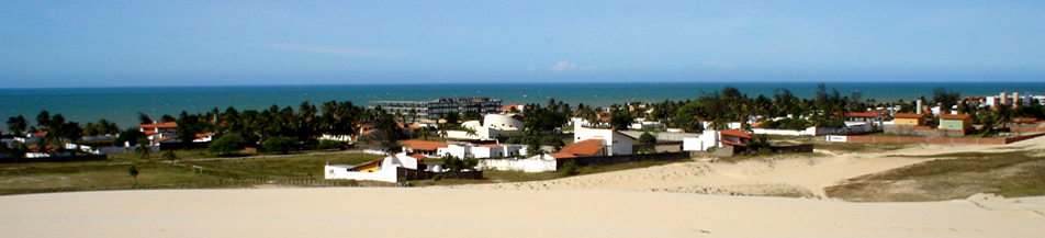 Bela praia em Fortaleza