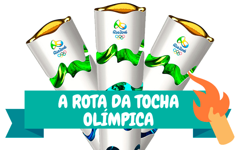 infografico tocha olimpica