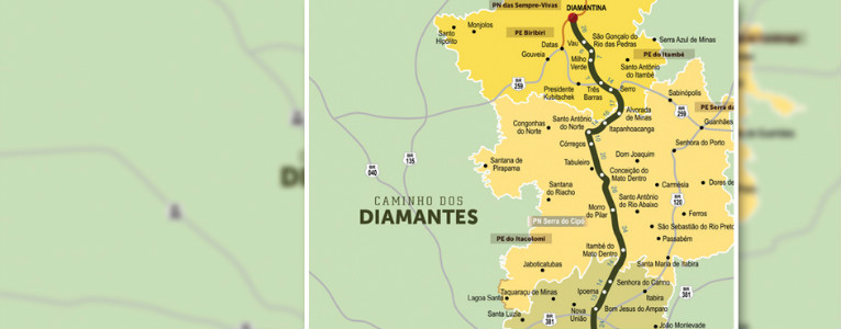 caminho dos diamantes