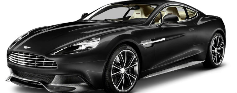 aston martin vanquish na cor preta