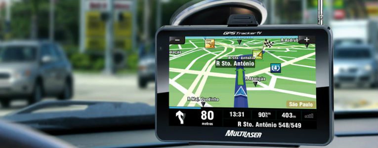 gps em carro alugado