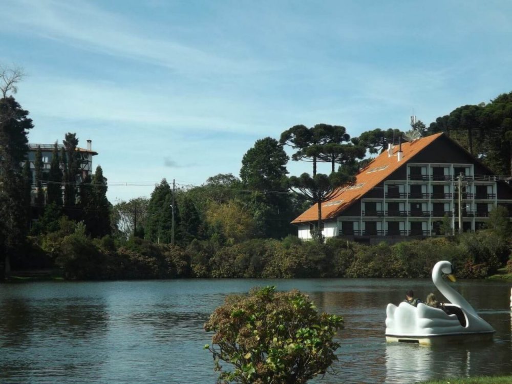 Lago em Gramado, Rio Grande do Sul.