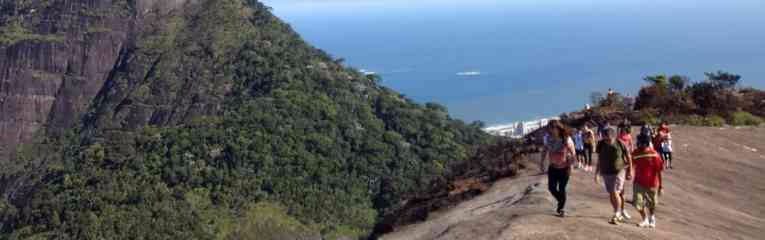 Trilha na Pedra Bonita