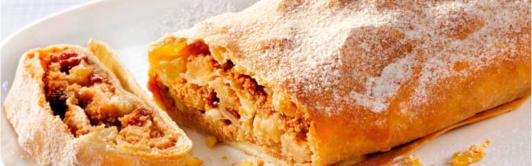 Apfelstrudel.