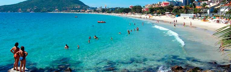 Praia em Bombinhas.