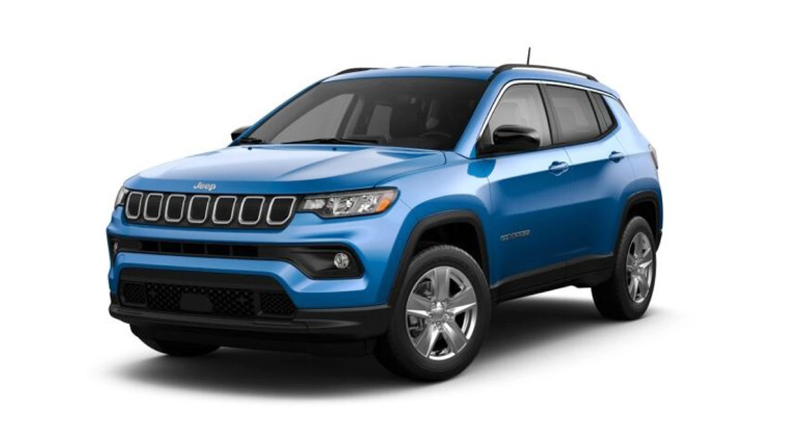 SUV azul.