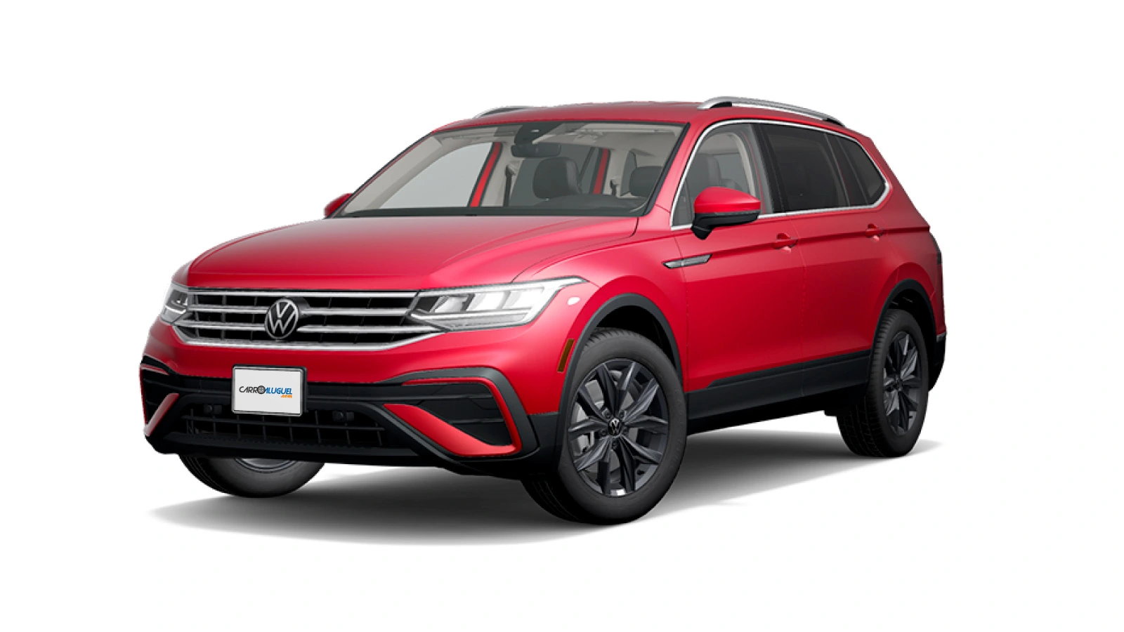 SUV compacta vermelha.