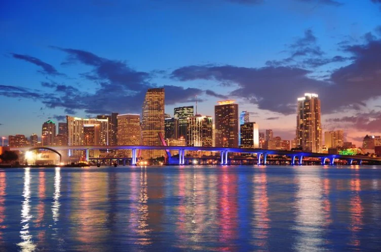 imagem panorâmica de skyline de uma cidade grande