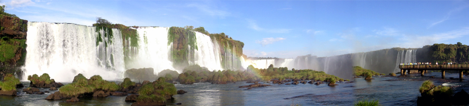 Cartão postal de Foz do Iguaçu - Cataratas